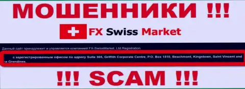 Официальное место регистрации обманщиков FX Swiss Market - Saint Vincent and the Grendines