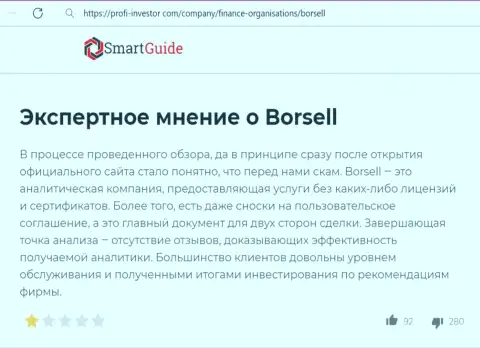 Внимательно посмотрите условия совместной работы Borsell LLC, в организации обманывают (обзор)