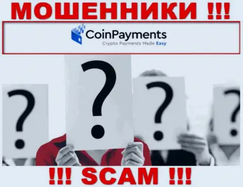 Компания CoinPayments прячет свое руководство - ВОРЮГИ !!!