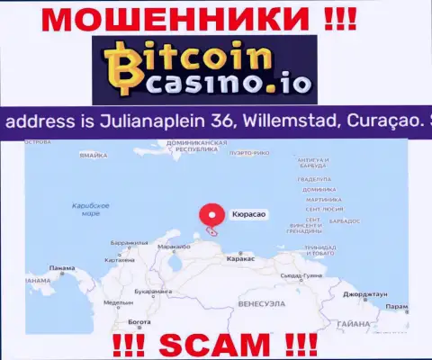 Будьте крайне осторожны - компания BitcoinСasino Io скрывается в оффшорной зоне по адресу - Julianaplein 36, Willemstad, Curacao и обворовывает до последней копейки доверчивых людей