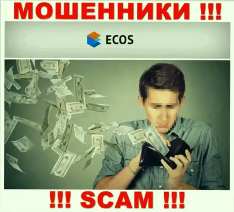 Хотите заработать в сети Интернет с мошенниками ECOS - это не выйдет однозначно, ограбят