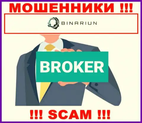 Сотрудничая с Binariun, рискуете потерять все вложенные деньги, потому что их Брокер - это надувательство