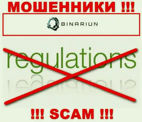 У компании Binariun Net нет регулятора, а значит это коварные воры !!! Будьте весьма внимательны !!!