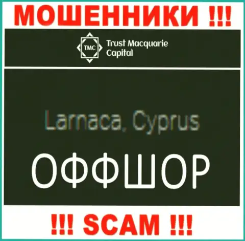 Trust M Capital расположились в офшорной зоне, на территории - Cyprus