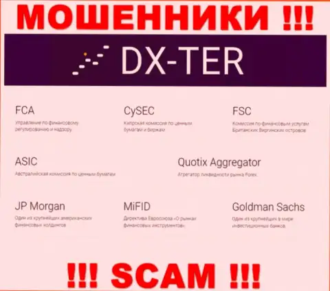 ДИксТер и покрывающий их незаконные манипуляции орган (FSC), являются мошенниками