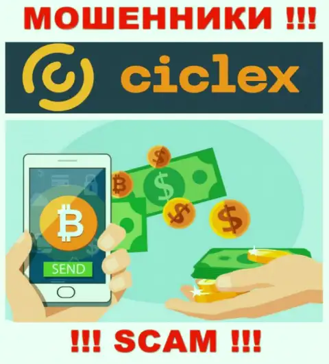 Ciclex Com не внушает доверия, Криптовалютный обменник - это то, чем заняты эти мошенники