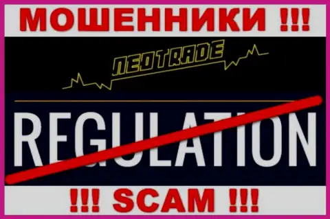 Информацию об регуляторе конторы Neo Trade не разыскать ни на их интернет-портале, ни в сети Интернет