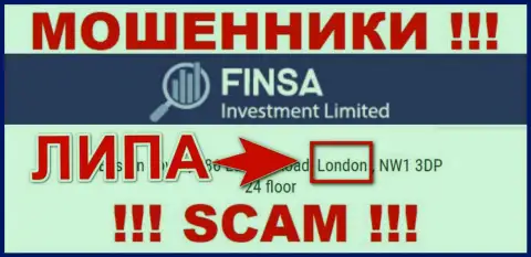 Finsa - это ШУЛЕРА, обувающие клиентов, оффшорная юрисдикция у компании фейковая