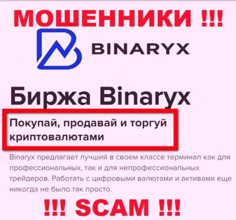 Будьте очень внимательны ! Binaryx - это явно internet мошенники !!! Их деятельность незаконна