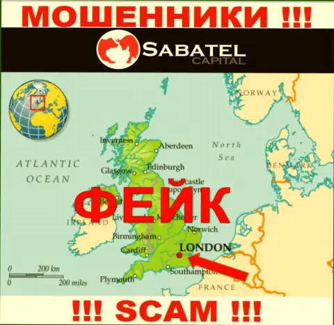 Мошенники Sabatel Capital не предоставляют правдивую инфу относительно их юрисдикции