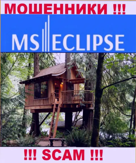 Неизвестно где именно расположен лохотрон MSEclipse, свой адрес регистрации скрывают