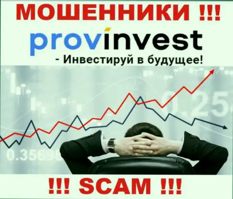 ProvInvest лишают финансовых вложений наивных клиентов, которые поверили в легальность их деятельности