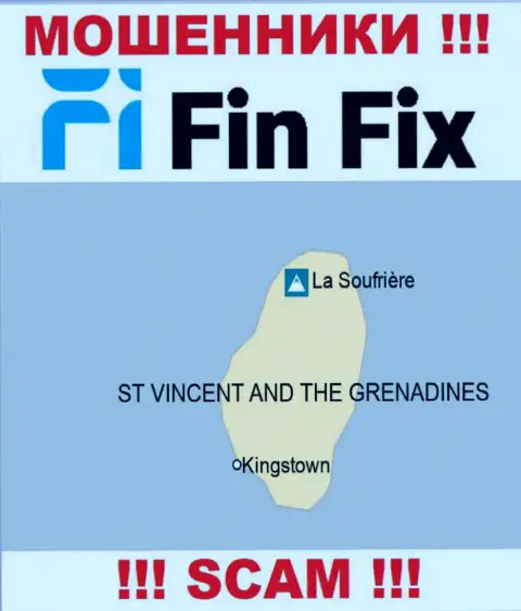ФинФикс спрятались на территории St. Vincent & the Grenadines и свободно прикарманивают денежные средства