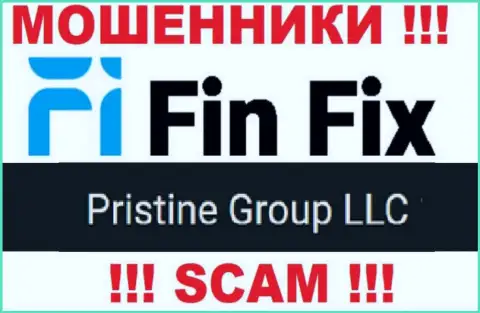 Юридическое лицо, владеющее мошенниками ФинФикс - это Pristine Group LLC