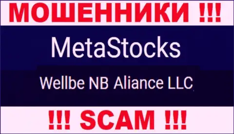 Юр. лицо интернет кидал Meta Stocks - это Веллбе НБ Альянс ЛЛК