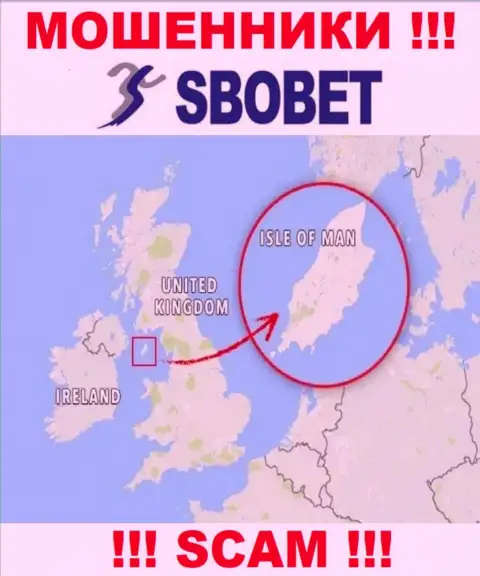 В организации Sbo Bet абсолютно спокойно оставляют без средств лохов, ведь прячутся в офшорной зоне на территории - Isle of Man