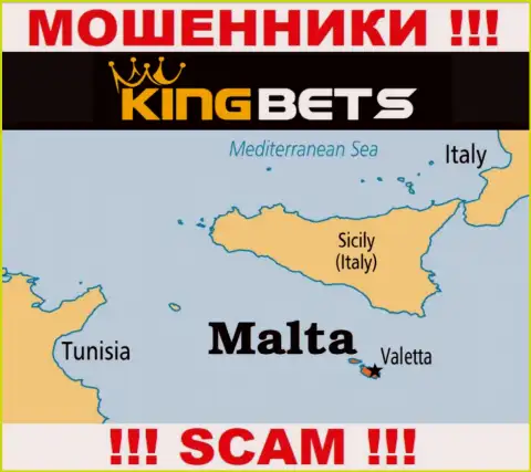 КингБетс Про это интернет-мошенники, имеют оффшорную регистрацию на территории Мальта