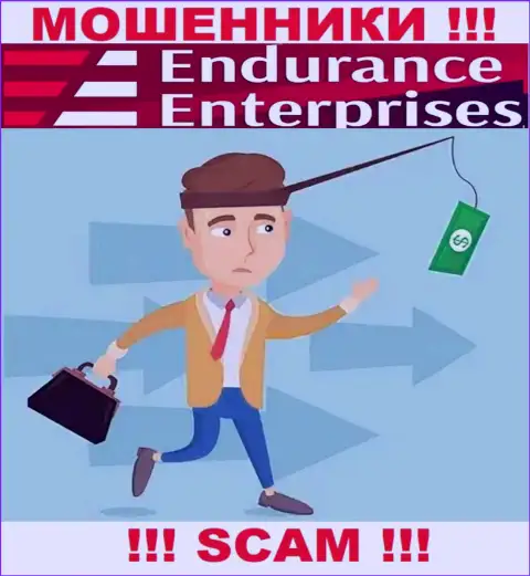 Не рекомендуем доверять обманщикам из брокерской организации Endurance Enterprises, которые заставляют проплатить налоги и проценты
