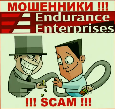 Дохода с дилинговой конторой Endurance Enterprises Вы не получите - не надо вводить дополнительно финансовые средства