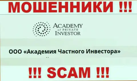 ООО Академия Частного Инвестора - это руководство конторы Academy Private Investment