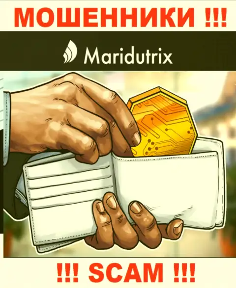 Крипто-кошелек - именно в такой области прокручивают свои делишки циничные мошенники Maridutrix Com