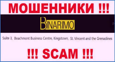 Binarimo Com - это internet-мошенники ! Пустили корни в оффшоре по адресу - Suite 3, ​Beachmont Business Centre, Kingstown, St. Vincent and the Grenadines и сливают денежные средства людей