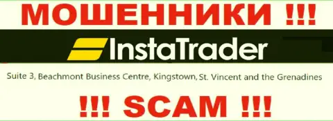Suite 3, Beachmont Business Centre, Kingstown, St. Vincent and the Grenadines - это оффшорный адрес Namelina Limited, оттуда АФЕРИСТЫ оставляют без денег клиентов