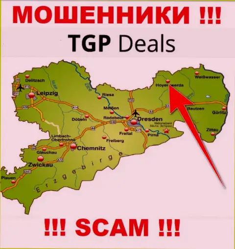 Офшорный адрес компании TGPDeals Com неправдив - мошенники !!!