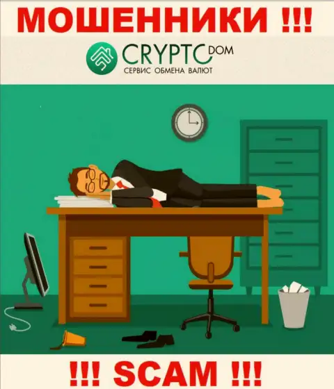 Найти информацию о регуляторе мошенников КриптоДом нереально - его просто-напросто НЕТ !!!