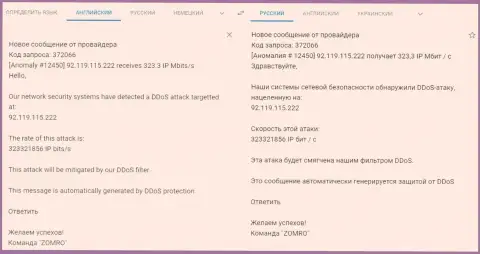 DDos атаки на веб-сайт FxPro-Obman Com, которые организованы преступной FOREX дилинговой компанией FxPro